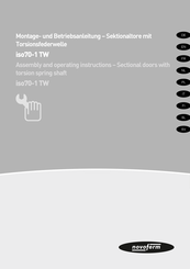 Novoferm iso70-1 TW Montage- En Gebruikshandleiding