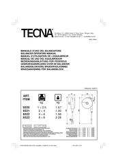 TECNA 9321 Gebruiksaanwijzing