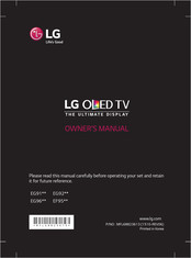 LG EG92 Series Gebruikershandleiding