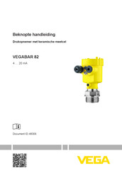 Vega VEGABAR 82 Beknopte Handleiding