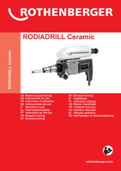 Rothenberger FF40150Z J Gebruiksaanwijzing