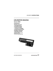 Grundfos MAGNA 2000 Series Montage-Instructies