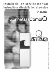 Atag ZonneGasCombiQ Installatie- En Servicemanual