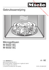 Miele M 6022 SC Gebruiksaanwijzing