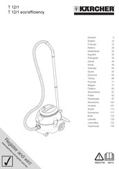 Kärcher T 12/1 Handleiding