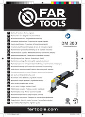 Far Tools DM 300 Vertaling Van De Originele Handleiding