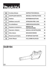 Makita DUB184 Gebruiksaanwijzing