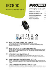 PROUSER IBC800 Gebruiksaanwijzing