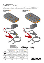 Osram BATTERYstart 200 Handleiding