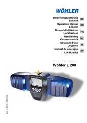 Wohler L 200 Handleiding