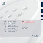 Simons Voss Technologies PIN code terminal Korte Handleiding