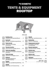 Dometic ROOFTOP TRT120E Montagehandleiding En Gebruiksaanwijzing