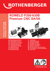 Rothenberger ROWELD P630B Premium CNC SA Gebruiksaanwijzing