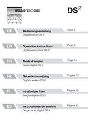 HumanTechnik DS-2 Gebruiksaanwijzing