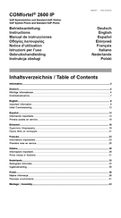 Auerswald COMfortel 2600 IP Gebruikershandleiding