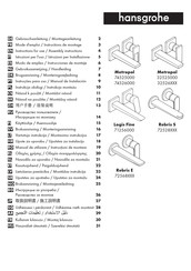 Hansgrohe Metropol 74525000 Gebruiksaanwijzing