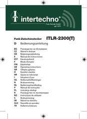 INTERTECHNO ITLR-2300T Bedieningshandleiding