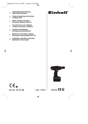 EINHELL 45.131.98 Originele Handleiding