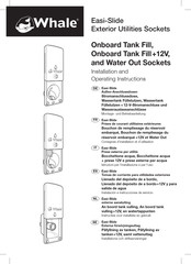 Whale Onboard Tank Fill +12V Handleiding Voor Installatie En Gebruik