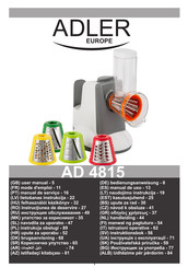 Adler europe AD 4815 Handleiding