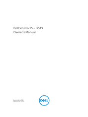 Dell Vostro 15-3549 Handleiding