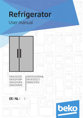 Beko GNO163230X4J Gebruiksaanwijzing