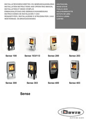 Dovre Sense 100 Installatievoorschriften