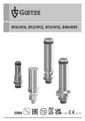 Goetze 810/410 Handleiding