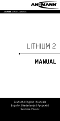 ANSMANN LITHIUM 2 Handleiding