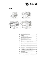 Espa NOX Handleiding