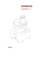 Kenwood MultiPro FP925 Instructies