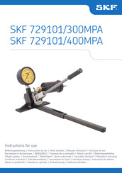 SKF 729101/300MPA Gebruiksaanwijzing