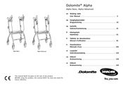 Invacare Dolomite Alpha Advanced Gebruiksaanwijzing