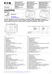 Eaton easySafety ES4P-221-DR Series Originele Gebruiksaanwijzing