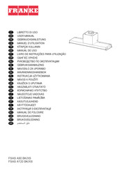 Franke FSAS A90 BK/XS Gebruiksaanwijzing