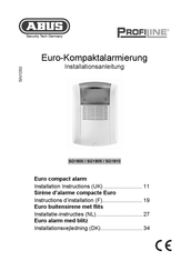 Abus PROFILINE SG1810 Installatie-Instructies