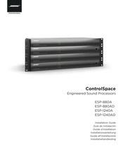 Bose Professional ControlSpace ESP-1240AD Installatiehandleiding