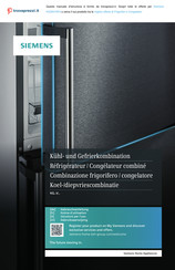 Siemens KG39VVIEA Gebruiksaanwijzing