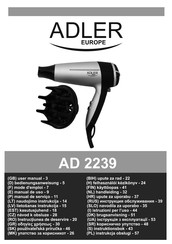 Adler europe AD 2239 Handleiding