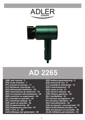 Adler europe AD 2265 Handleiding