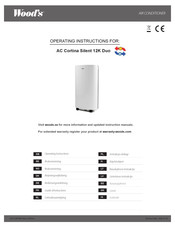 Wood's AC Cortina Silent 12K Duo Gebruiksaanwijzing
