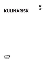 IKEA KULINARISK 704.210.83 Handleiding