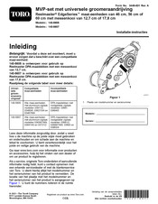 Toro Reelmaster EdgeSeries 140-5605 Installatie-Instructies