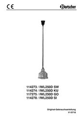 Bartscher IWL250D SW Originele Handleiding