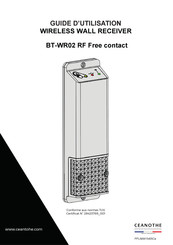 Watts Ceanothe BT-WR02 RF Free contact Handleiding