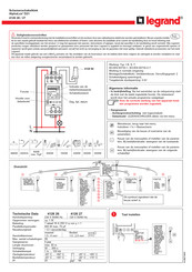 LEGRAND 4126 26 Korte Handleiding