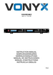 Vonyx VX2USB MK2 Gebruiksaanwijzing