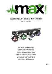 MAX LIGHT 150.485 Gebruiksaanwijzing