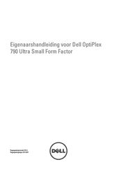 Dell OptiPlex 790 Ultra Small Form Factor Handleiding