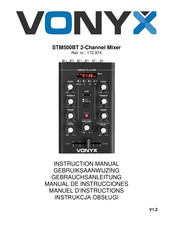 Vonyx STM500BT Gebruiksaanwijzing